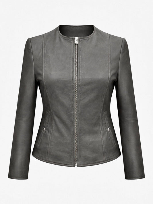 CHANEL GREY - Rag Leather - 